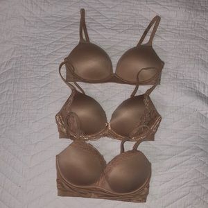 3 Victoria’s Secret Nude Bras